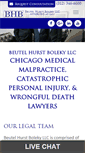 Mobile Screenshot of bhbtriallaw.com