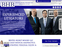 Tablet Screenshot of bhbtriallaw.com